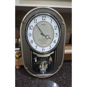 Seiko Melodies in Motion Wall Clock Vintage Model QXM329NRH New Without Box